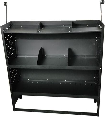 Black Steel Cargo Rack for NV200, Transit Connect 2014+, Chevy City Express, Promaster City w/Hook, 52" W x 46" H x 13" D in Saudi Arabia