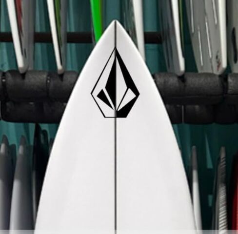 Compatible with Volcom Stone Logo Sticker - Custom Size and Colors - Snowboard, Surfing, Skating, Short Board Decal in Kuwait