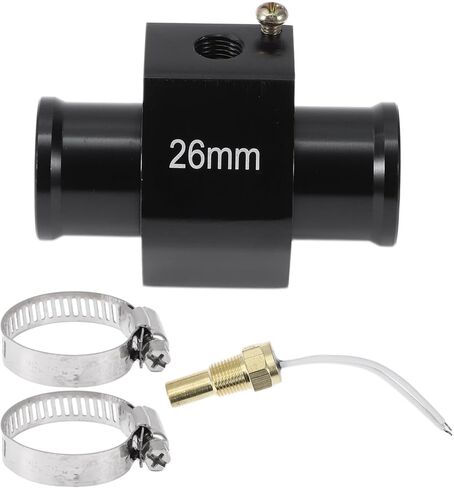 ACROPIX 12V/24V Universal Water Temp Sensor Kit, 1/8"NPT 1.65" Black Adapter 160'F on - 145'F Off for Automotive Radiator & Engine Cooling in Saudi Arabia