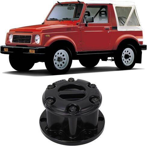 Wheel Hub Locking Assy 43810 60A00 Premium Metal Alloy, Manual Locking Hubs Replacement for SJ410 SJ413 Samurai Jimny, Vitara, Grand Vitara, X-90 in Kuwait