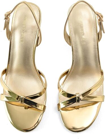 Women's Slingback Kitten Heels Strappy Heeled Sandals Adjustable Buckle Round Toe Comfortable Casual Dress Pumps Shoes in Saudi Arabia