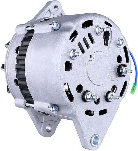 RAREELECTRICAL 80A Marine Alternator Compatible With Yanmar 4Lh-Ste 4Lha-Stze 6Ly-St 6Lya-Ste Diesel Hitachi Lr180-03C 119573-77201 in Kuwait