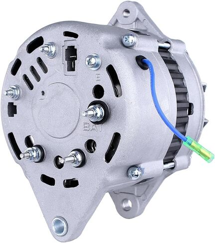 RAREELECTRICAL 80A Marine Alternator Compatible With Yanmar 4Lh-Ste 4Lha-Stze 6Ly-St 6Lya-Ste Diesel Hitachi Lr180-03C 119573-77201 in Kuwait