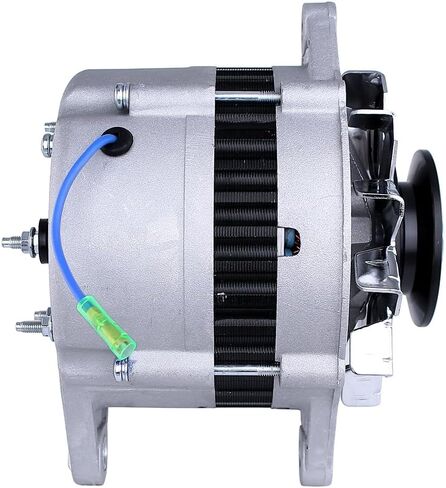 RAREELECTRICAL 80A Marine Alternator Compatible With Yanmar 4Lh-Ste 4Lha-Stze 6Ly-St 6Lya-Ste Diesel Hitachi Lr180-03C 119573-77201 in Kuwait