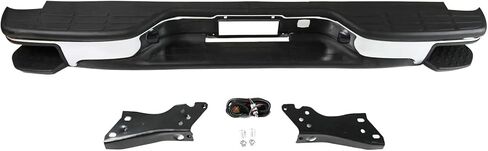 Chrome Rear Step Bumper with Side Pads Fit For 1999 2000 2001 2002 2003 2004 2005 2006 Chevy Silverado GMC Sierra 1500 Fleetside in Kuwait