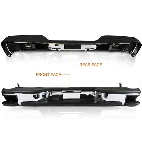 Chrome Rear Step Bumper with Side Pads Fit For 1999 2000 2001 2002 2003 2004 2005 2006 Chevy Silverado GMC Sierra 1500 Fleetside in Kuwait