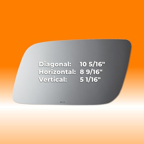 زجاج مرآة الرؤية الجانبية للسائق من Burco 4318، OEM# 12476269/15757377، يناسب شيفروليه أسترو 1985-2005 وجي إم سي سفاري 1985-2005، استبدال مرآة يدوية ملائمة للسقوط، حواف ناعمة للسلامة in Saudi Arabia