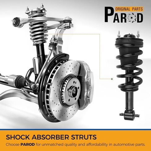 PAROD 139105 Front Shock absorber struts Fit for 2007 2008 2009 2010 2011 2012 2013 Chevy Silverado 1500, GMC Sierra 1500 in Saudi Arabia