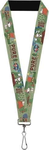 Peanuts Lanyard, Peanuts Happy Camper Beagle Scouts Scenes, Elastic in Saudi Arabia