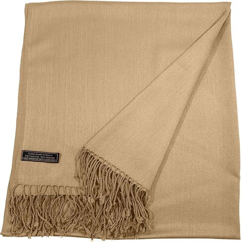 CJ Apparel Solid Color Tassels Design Nepalese Shawl Scarf Wrap Stole Throw Head Wrap Pashmina New in Saudi Arabia