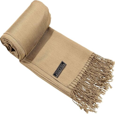 CJ Apparel Solid Color Tassels Design Nepalese Shawl Scarf Wrap Stole Throw Head Wrap Pashmina New in Saudi Arabia