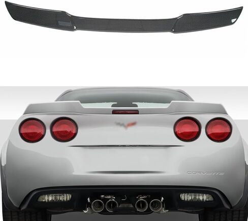 Rear Trunk Spoiler Wing Compatible with 2005-2013 Chevy Corvette C6 Z06 ZR1 Hydro Carbon Style in Saudi Arabia