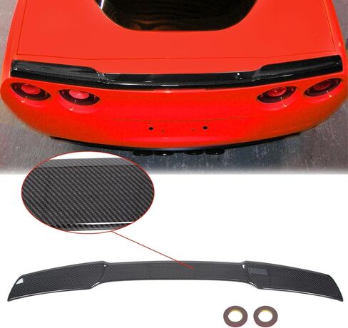 Rear Trunk Spoiler Wing Compatible with 2005-2013 Chevy Corvette C6 Z06 ZR1 Hydro Carbon Style in Saudi Arabia
