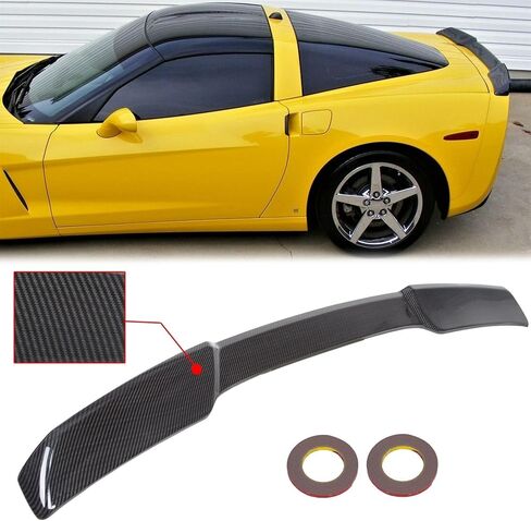 Rear Trunk Spoiler Wing Compatible with 2005-2013 Chevy Corvette C6 Z06 ZR1 Hydro Carbon Style in Saudi Arabia