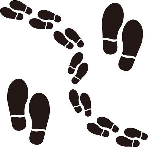 25 زوجًا من 50 مطبوعة من Leprechaun Footprint Floor ملصقات لاصقة لتزيين يوم القديس باتريك للأرضية، دليل الاتجاهات، مسافة القدم، ملصقات جدارية لتزيين الحفلات in Kuwait
