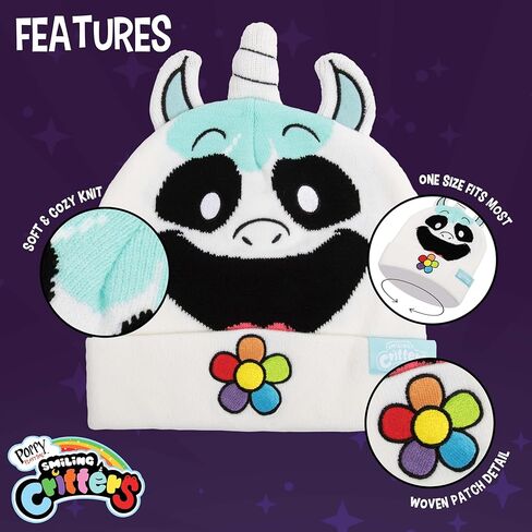 بوبي بلاي تايم - قبعة صغيرة محبوكة من سمايلنج كريترز (للجنسين) متعددة الألوان in Kuwait