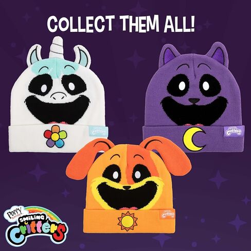 بوبي بلاي تايم - قبعة صغيرة محبوكة من سمايلنج كريترز (للجنسين) متعددة الألوان in Kuwait