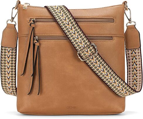 GEMIU Crossbody Bags for Women Vegan Leather Shoulder Bag with Multi Pocket, Adjustable Strap Purses in Kuwait
