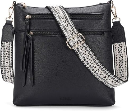GEMIU Crossbody Bags for Women Vegan Leather Shoulder Bag with Multi Pocket, Adjustable Strap Purses in Saudi Arabia