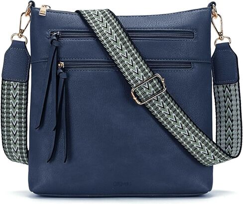 GEMIU Crossbody Bags for Women Vegan Leather Shoulder Bag with Multi Pocket, Adjustable Strap Purses in Kuwait