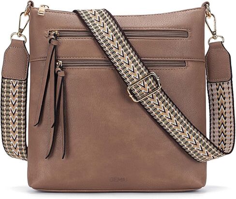 GEMIU Crossbody Bags for Women Vegan Leather Shoulder Bag with Multi Pocket, Adjustable Strap Purses in Kuwait