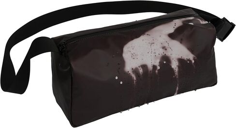 PPZ Color-Changing Crossbody Bag, Heat-Reactive Design, Small Zippered Shoulder Bag with Adjustable Strap, Black in Kuwait