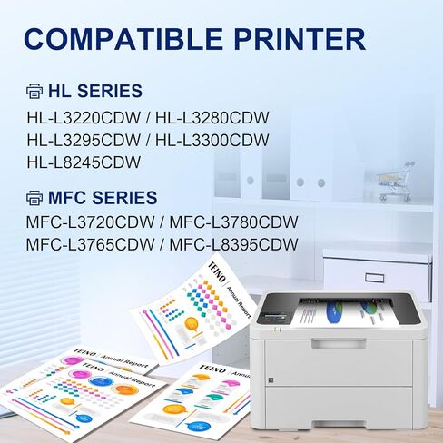 TEINO Compatible TN229XL Toner Cartridges Replacement for Brother TN229XL TN229 TN 229XL TN-229XL to use with MFC-L3720CDW MFC-L3780CDW HL-L3220CDW HL-L3280CDW HL-L3300CDW L3295CDW Printer (5 Pack) in Kuwait