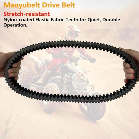 Motorcycle Drive Belt, Replacement Transmission Belt 0627-085,0627-010 fits for for Arctic Cat 440 SNO Pro 2003-2006, EXT 580 EFI 1998, Wildcat Touring 1995-1996, ZRT 600 1996-1997 in Saudi Arabia