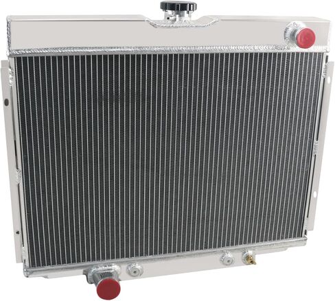 3 Row Core Aluminum Radiator for 1967-1970 Ford Fairlane Mustang Ranchero Torino Mercury Cougar / XR7 Big Block V8 24" CORE Model 1968 1969 67 68 69 70 in Saudi Arabia