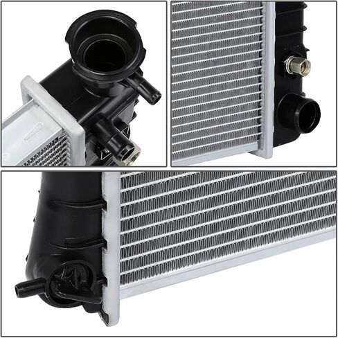 مشعاع CU434 متوافق مع 1988-1995 Chevy GMC C/K 1500 2500 3500 Suburban 4.3L 5.0L 5.7L AT مصنع استبدال مشعاع التبريد الأساسي من الألومنيوم 52450651 52450652 CU434 8010434 434 1353 1352 in Saudi Arabia