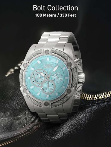 Invicta Bolt Men 52mm Stainless Steel Steel Light Blue dial VD54 Quartz in Saudi Arabia