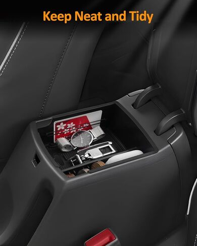 CDEFG for 2023 2024 2025 2026 Hyundai Venue Center Console منظم صينية للمكان 2020 2021 2022 2023 2024 2025 2026 ملحقات صندوق تخزين مسند الذراع منظم مسند الذراع الأوسط in Saudi Arabia