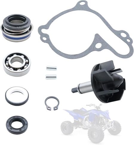 مجموعة مضخة مياه LOONGPART بديلة لـ Yamaha Raptor 700/YFM700R 2006-2023، Raptor 700 SE/YFM700RS 2007-2012، Raptor 700R/YFM700R 2011-2023 1S3-12420-00-00 مع حشية ودبوس in Kuwait