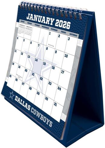 Dallas Cowboys 2026 Easel Desk Calendar in Saudi Arabia