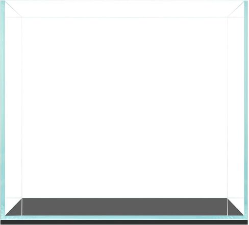 UNS Ultra Clear Rimless Tank - 3.4GAL | 13L - 17.71x6.69x6.69 | 45x17x17 CM, 5mm Glass Thickness, Leveling Mat Included - Low Iron, High Clarity Fish Tank w/ 45° Mitered Edge - [45L] in Kuwait