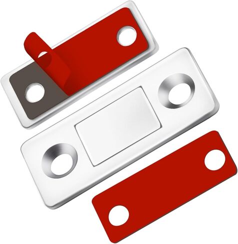 Cabinet Magnetic Catch 2 Pack Ultra Thin Cabinet Door Magnetic Catch for Drawer Magnets Adhesive Cabinet Latch Magnetic Closures for Kitchen Closet Door Closing Magnetic Door Catch Closer in Saudi Arabia
