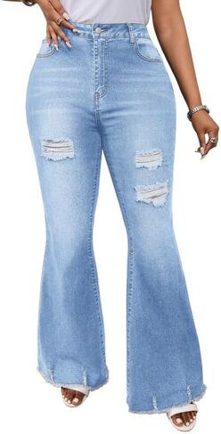 Flare Leggings for Women High Waisted Skinny Bell Bottom Pants with Pockets in Saudi Arabia