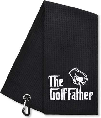 Best Dad by Par Embroidered Golf Towel, Dad Golf Towel, Golf Accessories for Men, Golf Gift for Dad Grandpa, Birthday for Dad Grandpa Golf Fan, Retirement Gift for Dad?B? in Saudi Arabia
