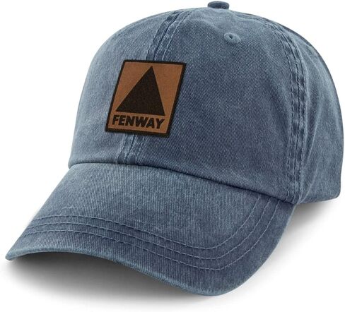 Chowdaheadz Fenway Leather Patch Washed Dad Hat in Saudi Arabia