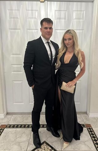 فستان حورية البحر للحفلات الراقصة باللون الأزرق الداكن للنساء 2025 فستان وصيفة العروس طويل رخيص الثمن مع شق مطوي من الساتان ثوب رسمي 8 in Kuwait