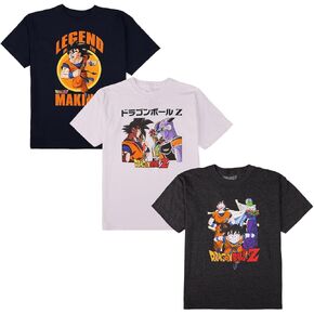 Dragon Ball Z Legend in The Making Youth 3-Pack Crew Neck Short Sleeve T-Shirts in Kuwait