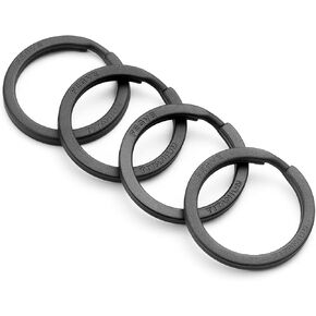 FEGVE Titanium Flat Split Jump Rings for Keys, Jewelry & Pet ID Tags in Kuwait