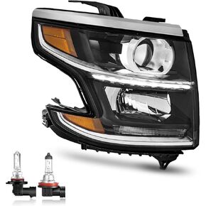 Headlights LED DRL Projector for 2015-2020 Chevy Tahoe/Suburban, 2016-2019 Chevy Suburban 3500HD Headlamp Replacement Driver & Passenger Side in Saudi Arabia