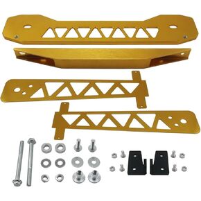 Aluminum REAR SUBFRAME BRACE TIE BAR LOWER CONTROL FAKE ARM COMPLETE KIT Fit For Civic FG2 FD 06-11 auto parts(Black) in Kuwait