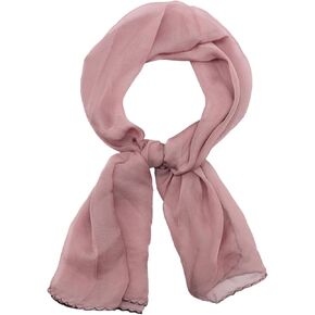 Scarf for Women Girls, Soft Neck Scarf Chiffon Womens Scarves Solid Color Neckerchiefs for Travel Daily Party Work in Kuwait