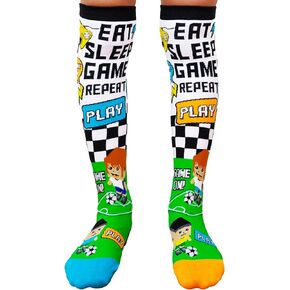 جوارب MADMIA Game بطول الركبة - جوارب ملونة للأطفال والكبار in Kuwait