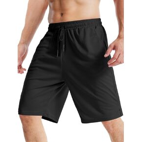 شورت كرة السلة للرجال من Aolesy مقاس 7 بوصات/9 بوصات شورت رياضي مع جيوب بسحاب، خفيف الوزن وسريع الجفاف، شورت شبكي للتمرين in Kuwait