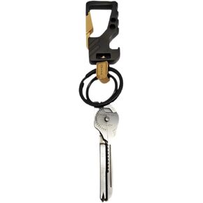 سلسلة مفاتيح شديدة التحمل مع أداة جيب متعددة 8 في 1، سلسلة مفاتيح فتاحة الزجاجات، سلسلة مفاتيح بحلقة مفاتيح، هدية للرجال والصديق والأب in Kuwait