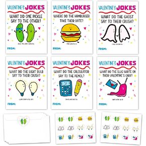 Food Valentines Day Cards Gifts for Kids School, 24 Pack Food Valentine Classroom Exchange Cards for Boys Girls in Saudi Arabia
