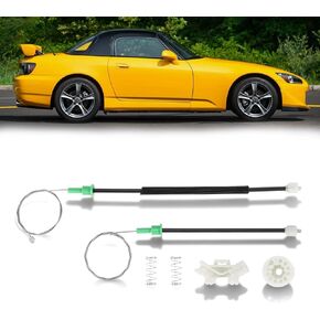S2000 Window Regulator Repair Kit Fits for 2000-2009 Honda S2000 Base, CR - Front Right Passenger RH Side, Fixes Stuck/Jammed Windows in Kuwait